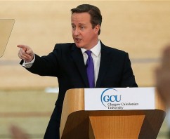 PM Cites Clan Cameron Heritage in Referendum Speech