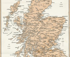 Gaelic Map of Scotland and Gaelic Place Names